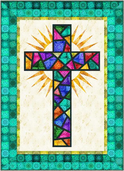 Stained Glass Cross by 